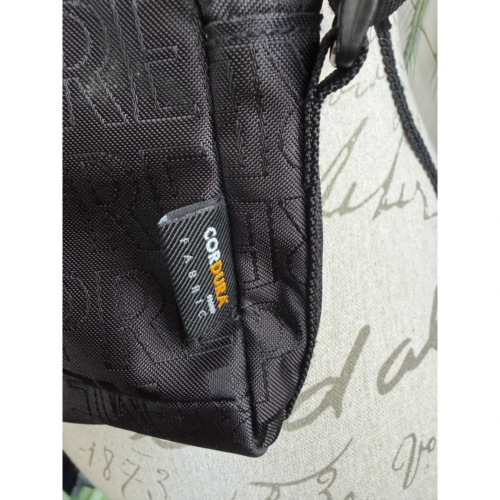 Supreme FW19 Shoulder Bag Black Cordura Jacquard Logo Crossbody Messenger Bag‎